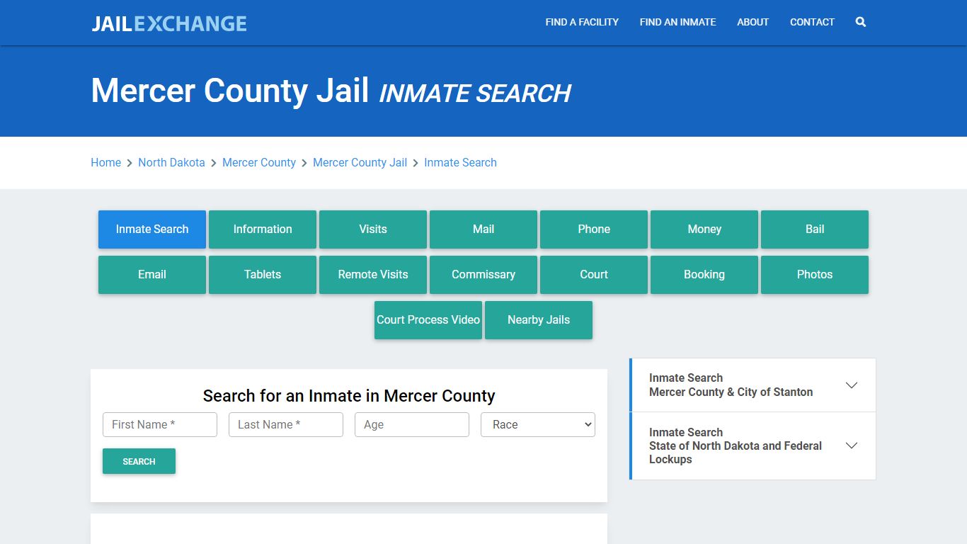 Mercer County Jail, ND Inmate Search: Roster & Mugshots